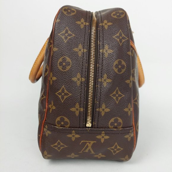 SOLD Louis Vuitton Deauville Brown Monogram Canvas Bag - Picture 9 of 16